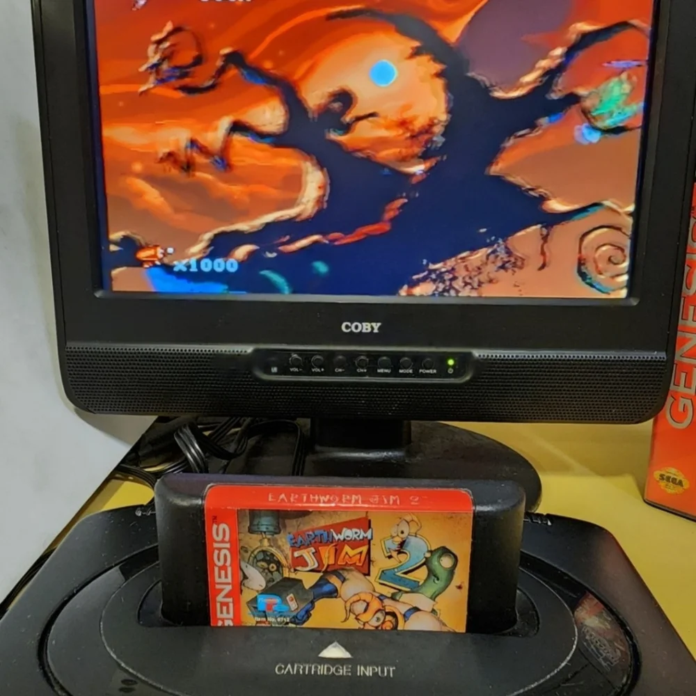 Genesis Black Console with Controllers